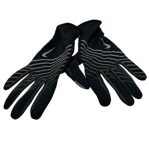Nike Dri-Fit Black Lightweight Gloves Screen Swipe Finger size Small
